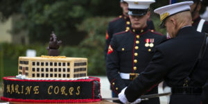 Commandant, Sergeant Major of the Marine Corps celebrate 240th Marine Corps Birthday