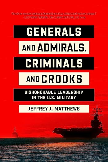 Book Cover - Generals and Admirals, Criminals and Crooks
