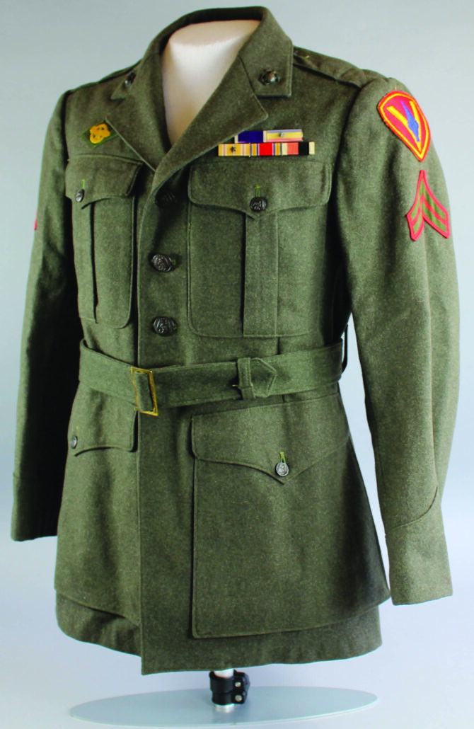 トップス U.S. MARINE CORPS 60s USMC USMC OD Green 8-Point Cover - Marine Corps 1960's Sateen