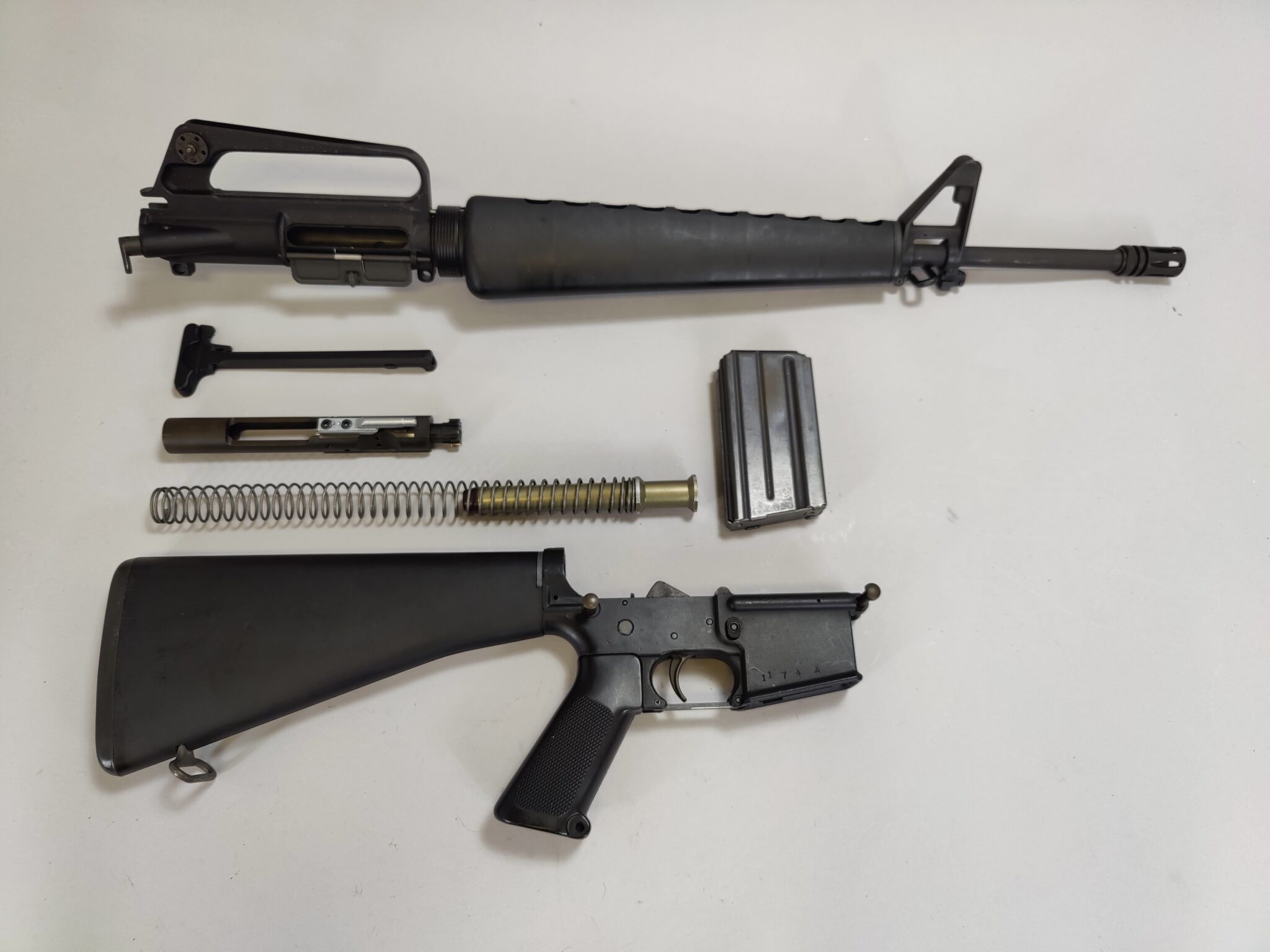 Disassembled Riffle This is My Rifle: M16A1 - Marine Corps Association