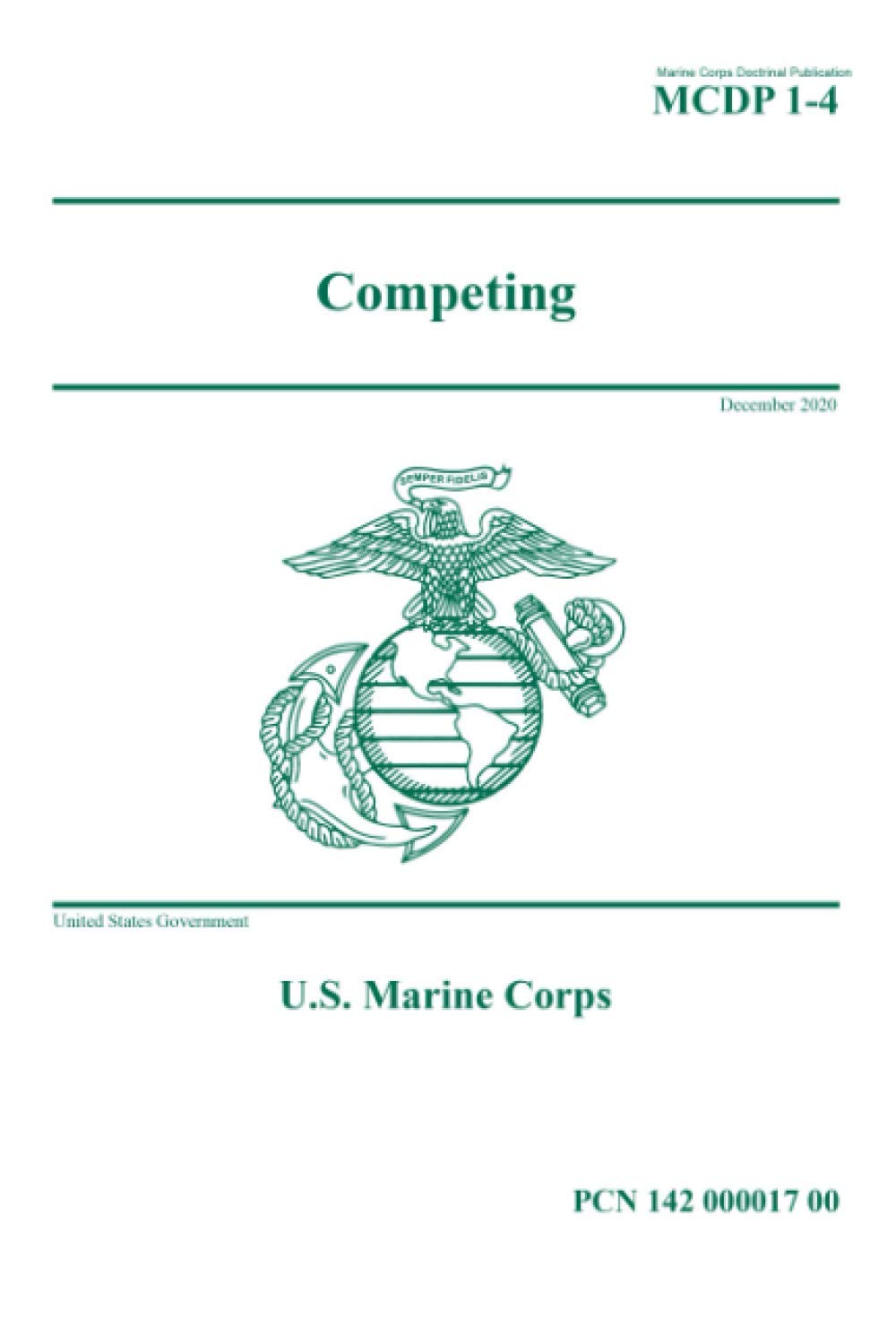 Book Cover - MCDP 1-4 COMPETING