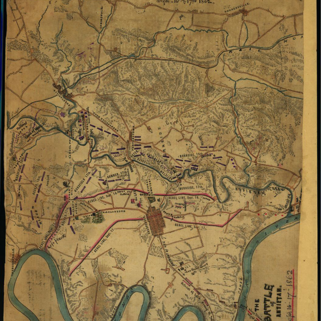 The Battle of Antietam, Septr. 16th-17th, 1862