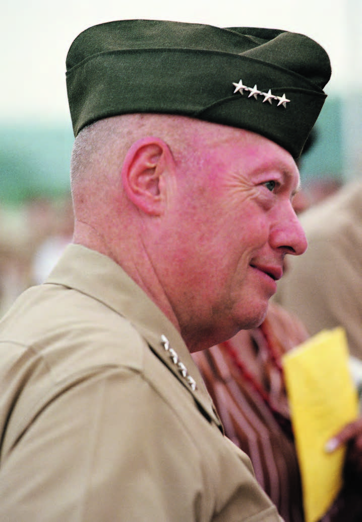 A profile view of General Alfred Gray Jr.