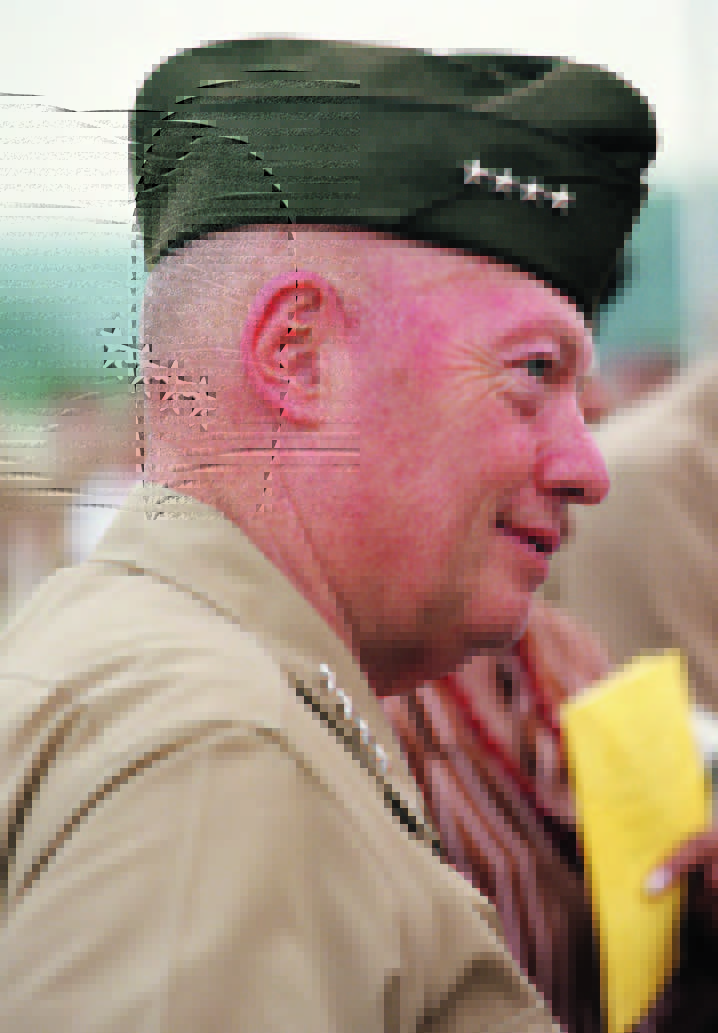 A profile view of General Alfred Gray Jr.