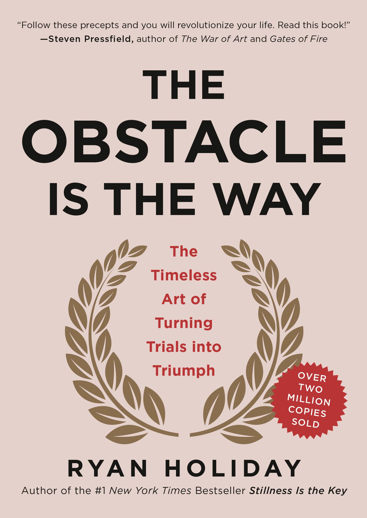 Book Cover - THE OBSTACLE IS THE WAY